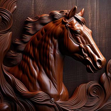 3D model Aniline horse famous animal (STL)